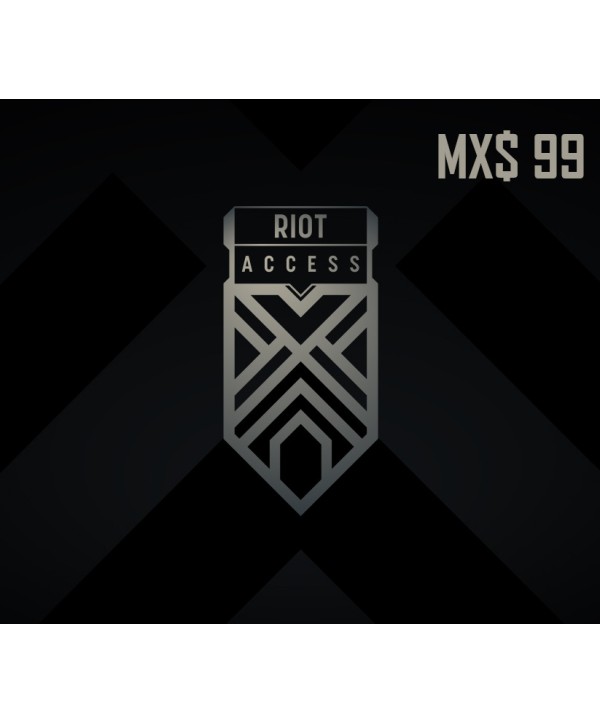 Riot Access 99 MX$ Code Region: MEXICO Key 
